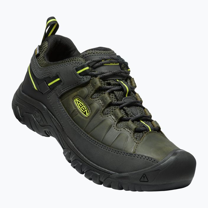 Men's trekking boots KEEN Targhee III Wp green-black 1026860 10