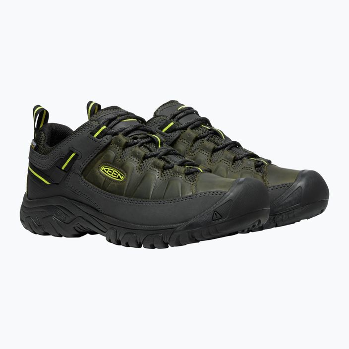 Men's trekking boots KEEN Targhee III Wp green-black 1026860 11