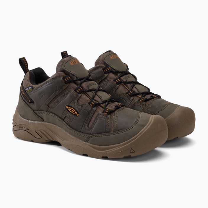 KEEN Circadia WP men's trekking boots brown 1027259 4