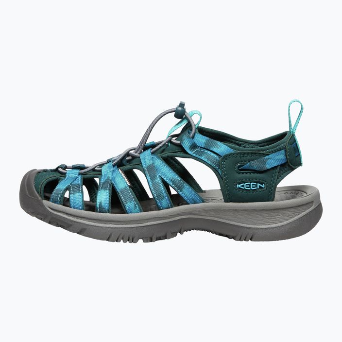 Keen Whisper Sea Moss women's trekking sandals blue 1027362 12