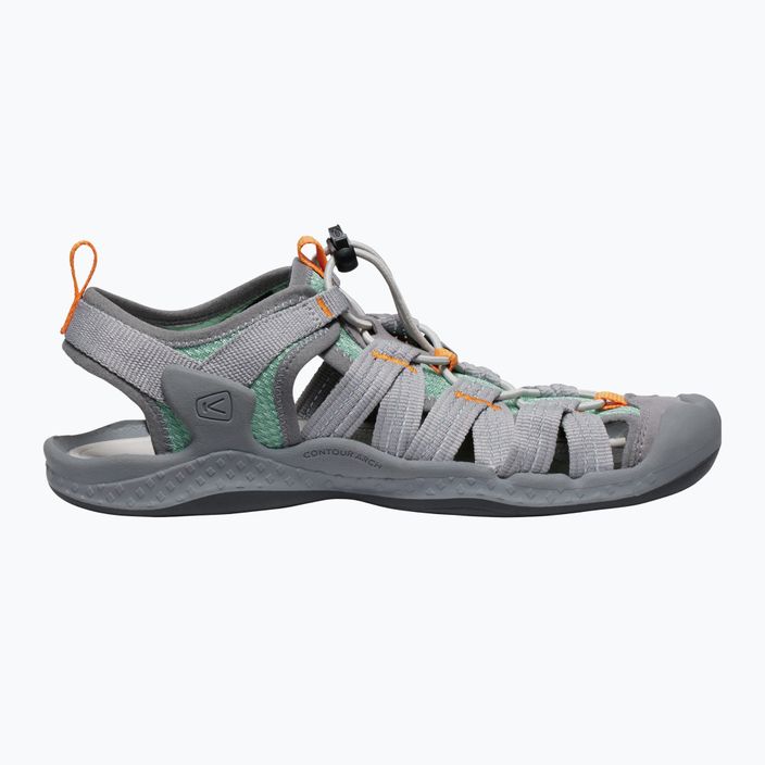 KEEN Drift Creek H2 alloy/granite green women's trekking sandals 10