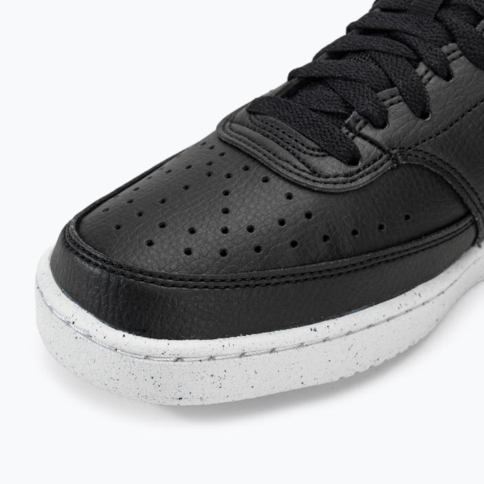 Men's Nike Court Vision Low Next Nature black/white/black shoes 7
