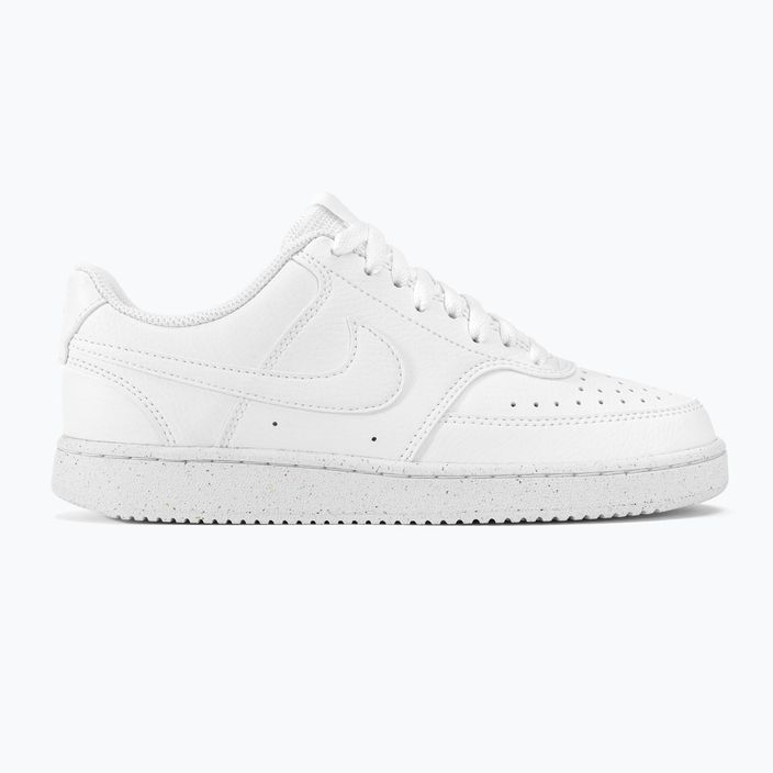 Nike Court Vision Low Next Nature white/white/white women's shoes 2