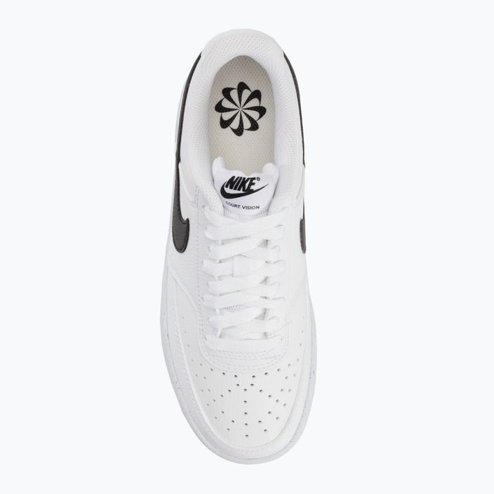 Nike Court Vision Low Next Nature women's shoes white/black 5