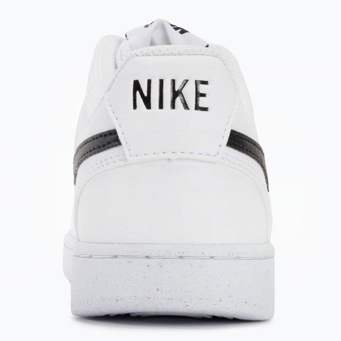 Nike Court Vision Low Next Nature women's shoes white/black 6