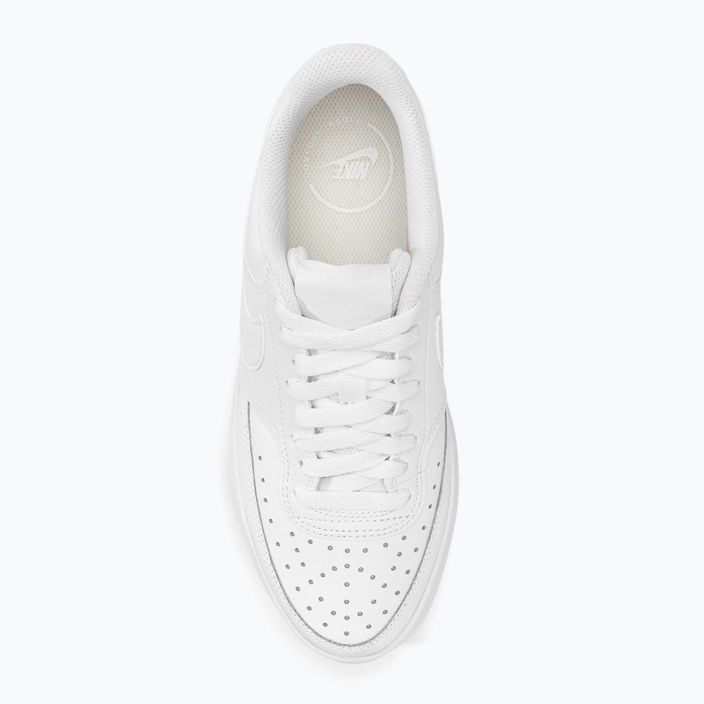 Nike Court Vision Alta shoes white / white / white 5