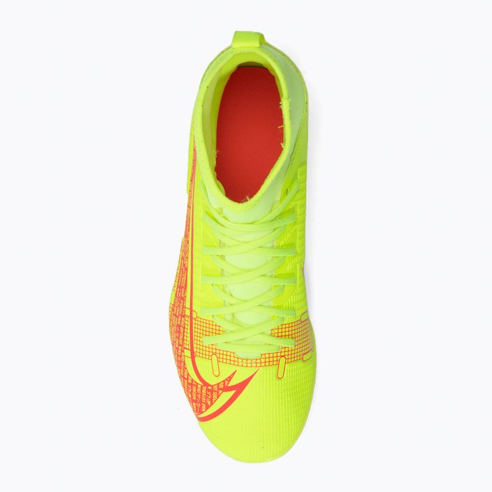 Nike Superfly 8 Club FG/MG Jr children's football boots yellow CV0790-760 6