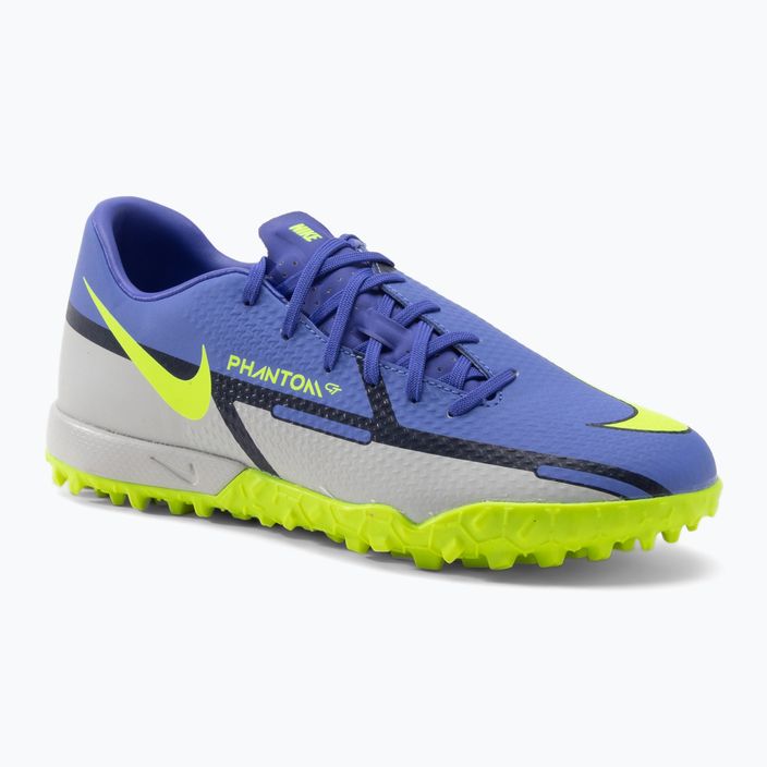 Men's Nike Phantom GT2 Academy TF football boots blue DC0803-570
