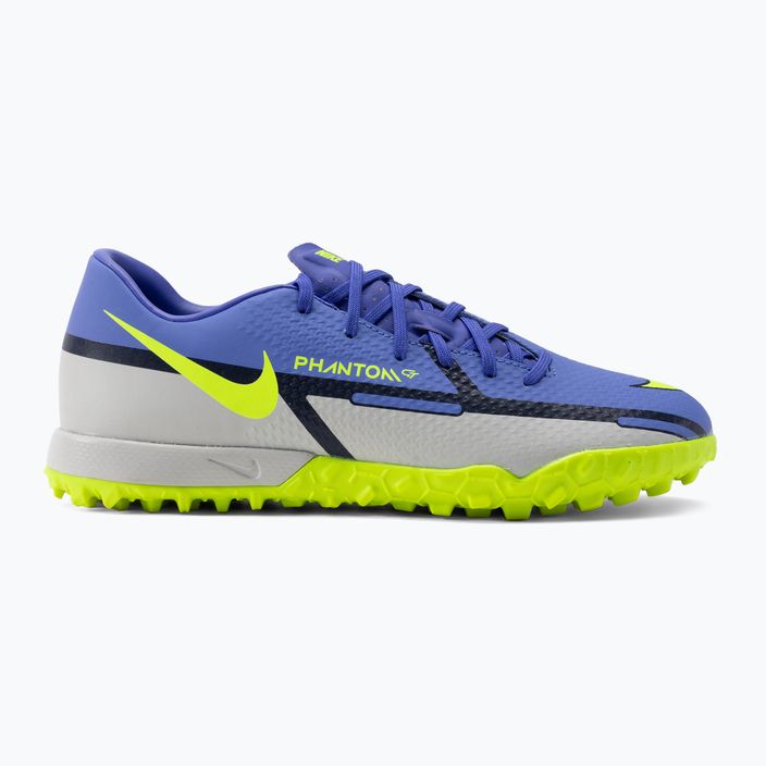 Men's Nike Phantom GT2 Academy TF football boots blue DC0803-570 2