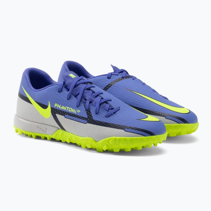 Men's Nike Phantom GT2 Academy TF football boots blue DC0803-570 5