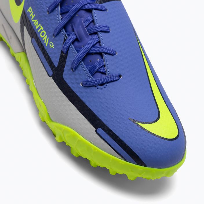 Men's Nike Phantom GT2 Academy TF football boots blue DC0803-570 7