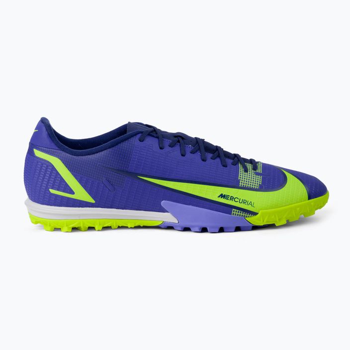 Men's football boots Nike Vapor 14 Academy TF blue CV0978-474 2