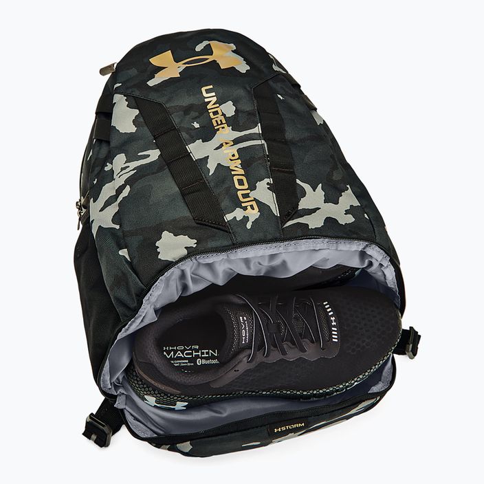 Under Armour Hustle 5.0 29 l urban backpack black/black/metallic gold 4