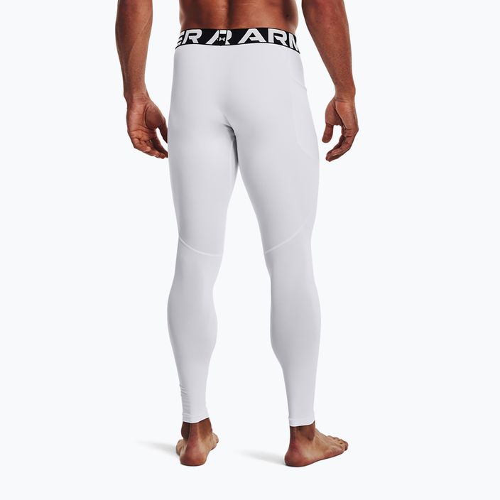 Men's leggings Under Armour Ua Cg Armour Novelty Compression white/black 2