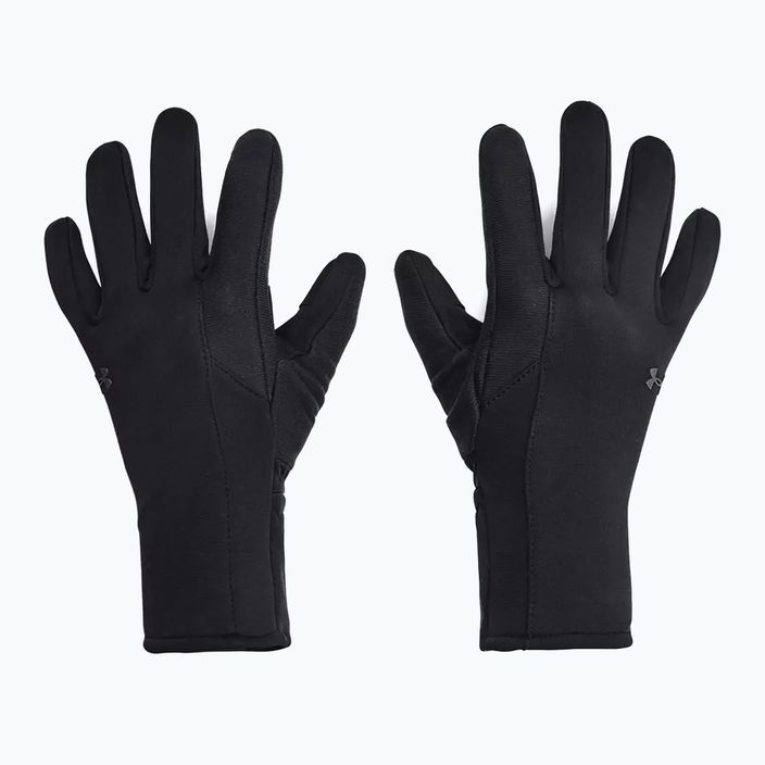 Under Armour Storm Fleece women's trekking gloves black/black/jet gray 5
