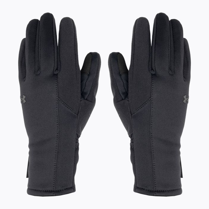 Under Armour Storm Fleece women's trekking gloves black/black/jet gray 3