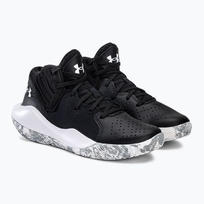 Under Armour GS Jet '21 001 children's basketball shoes black and white UAR-3024794001-001-4.5 5