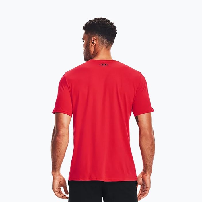 Under Armour UA Sportstyle Logo SS men's training t-shirt red 1329590 4