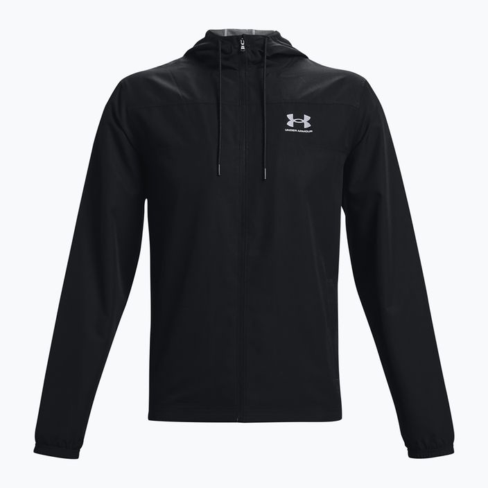 Men's Under Armour Sportstyle Windbreaker jacket black/mod gray 5