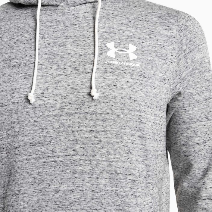 Under Armour men's hoodie Rival Terry LC grey 1370401 3