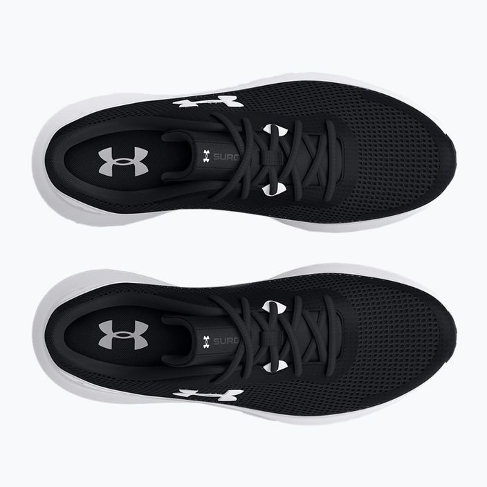 Under Armour Surge 3 men's running shoes black and white 3024883 12
