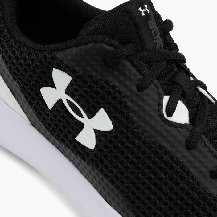 Under Armour Surge 3 men's running shoes black and white 3024883 9