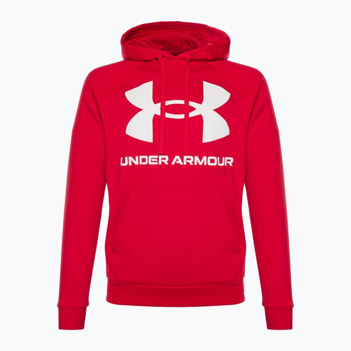 Men's Under Armour Rival Fleece Big Logo Hd hoodie red 1357093 5