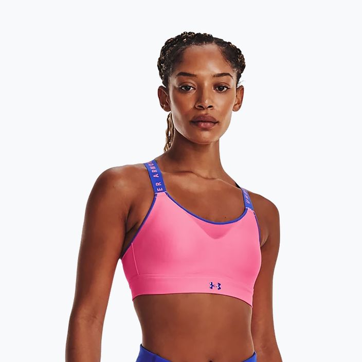 Under Armour Infinity High fitness bra pink 1351994