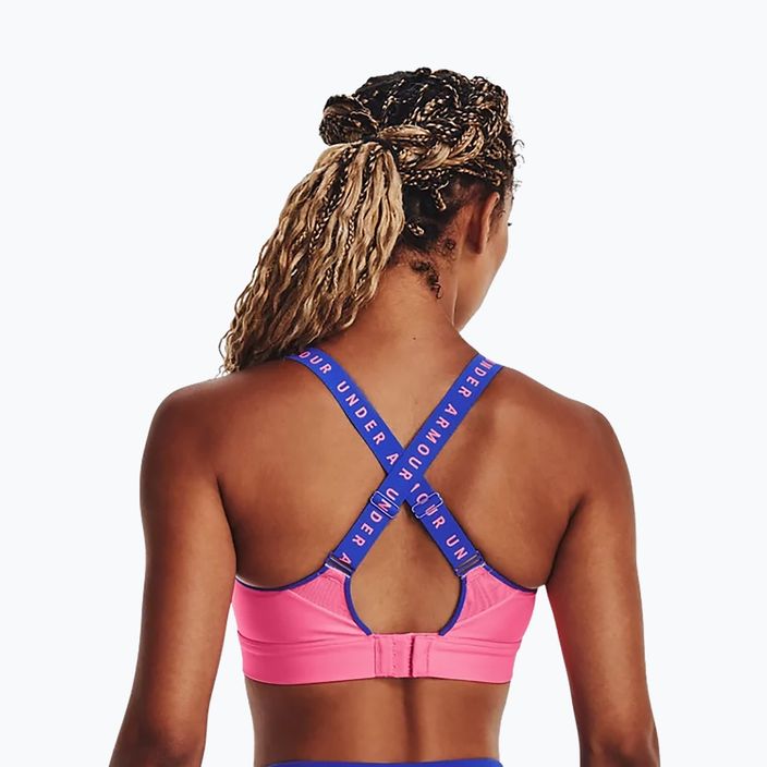 Under Armour Infinity High fitness bra pink 1351994 2