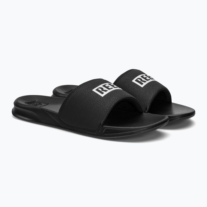 REEF One Slide men's flip-flops black and white CI7076 4