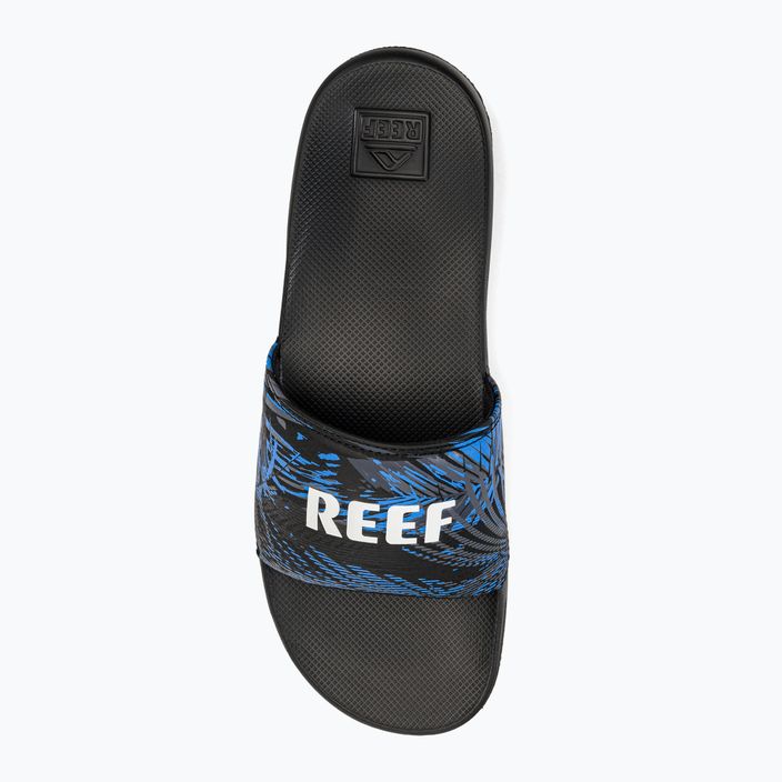 REEF One Slide men's flip-flops black and blue CJ0612 6