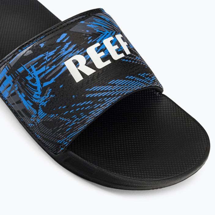 REEF One Slide men's flip-flops black and blue CJ0612 7