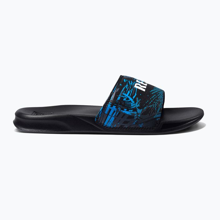 REEF One Slide men's flip-flops black and blue CJ0612 10