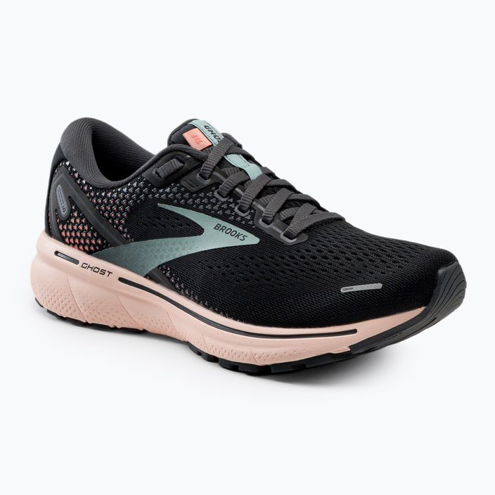 Women's running shoes Brooks Ghost 14 black/pink 1203561B026