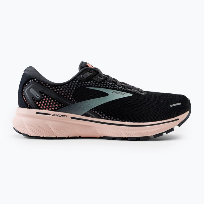 Women's running shoes Brooks Ghost 14 black/pink 1203561B026 2