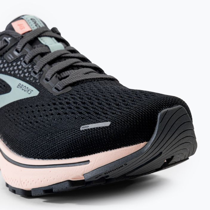 Women's running shoes Brooks Ghost 14 black/pink 1203561B026 7
