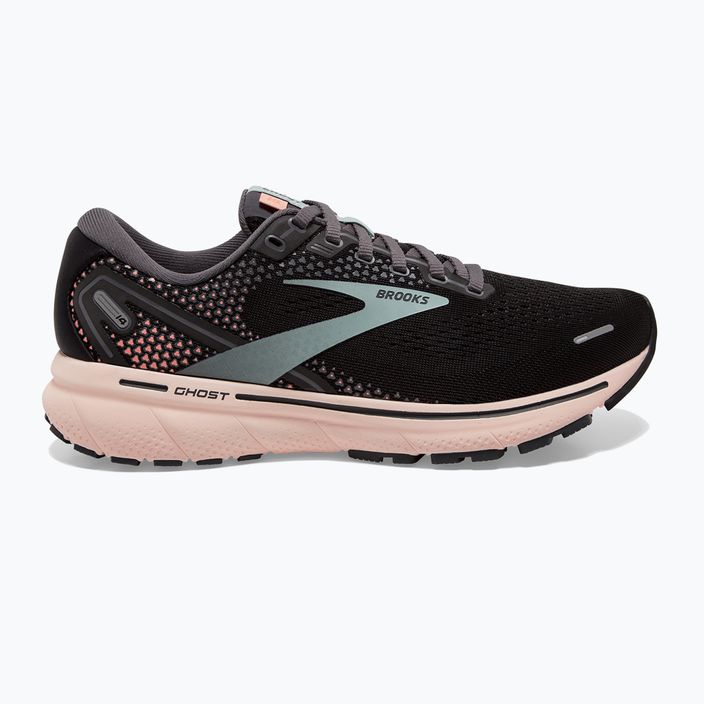Women's running shoes Brooks Ghost 14 black/pink 1203561B026 10