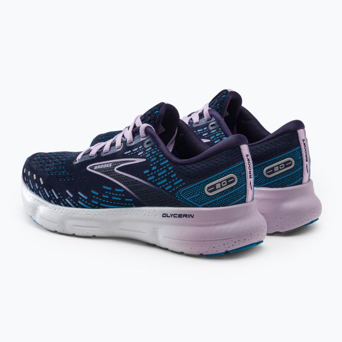 Brooks Glycerin 20 women's running shoes navy blue 1203691B499 3