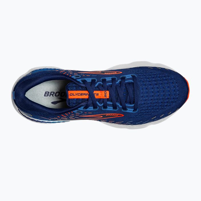 Brooks Glycerin GTS 20 men's running shoes navy blue 1103831D444 12