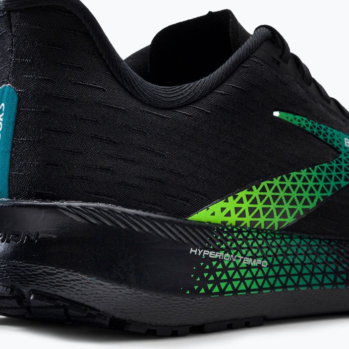 Brooks Hyperion Tempo men's running shoes black-green 1103391D075 9