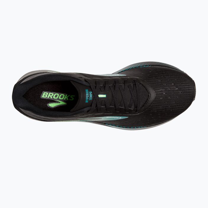 Brooks Hyperion Tempo men's running shoes black-green 1103391D075 14