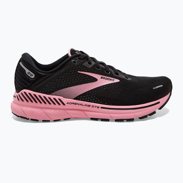 Women's running shoes Brooks Adrenaline GTS 22 black/pink 1203531B054 10