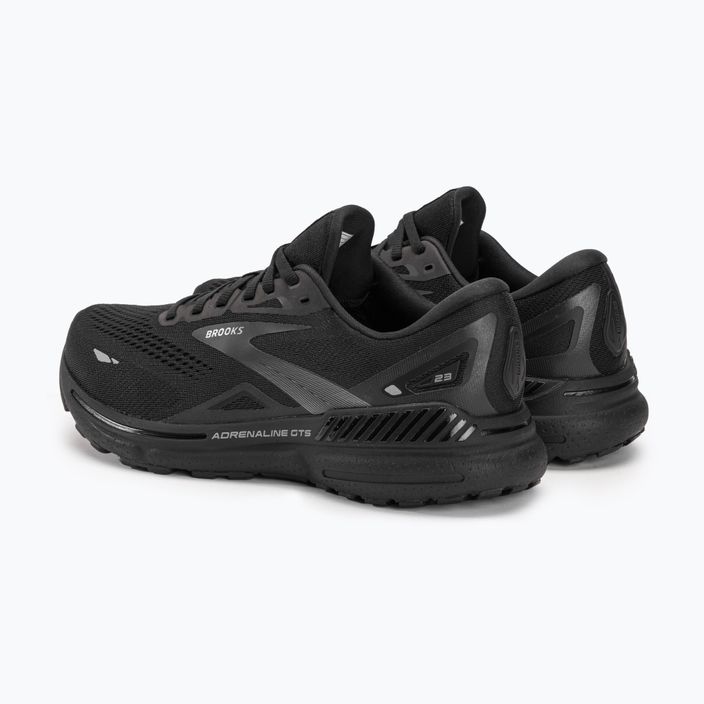 Men's running shoes Brooks Adrenaline GTS 23 black/black/ebony 3