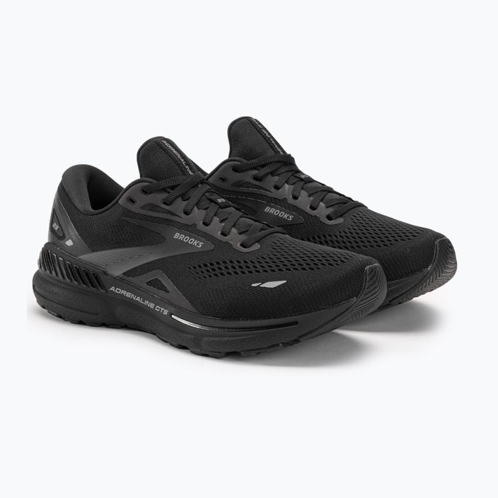 Men's running shoes Brooks Adrenaline GTS 23 black/black/ebony 4