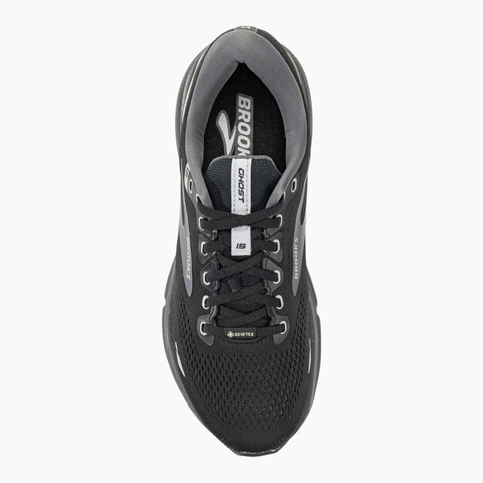 Brooks Ghost 15 GTX men's running shoes black/blackened pearl/alloy 6