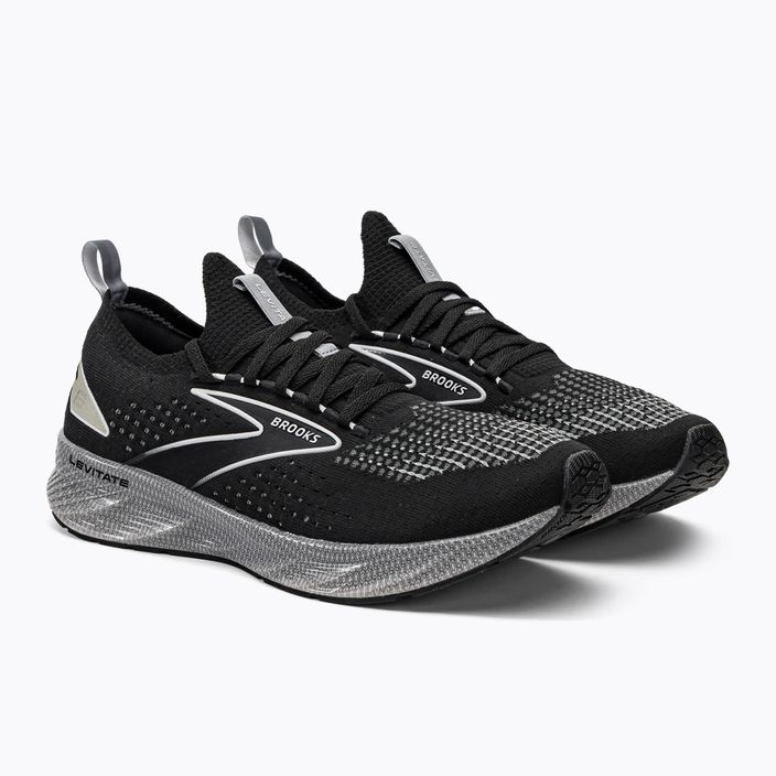 Brooks Levitate StealthFit 6 men's running shoes black 1103971D046 4