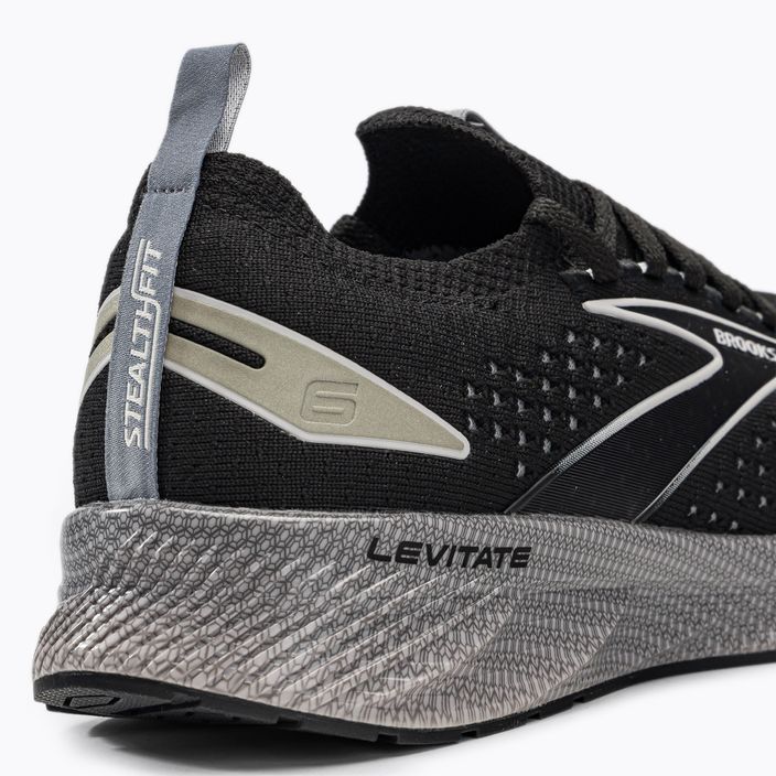 Brooks Levitate StealthFit 6 men's running shoes black 1103971D046 9