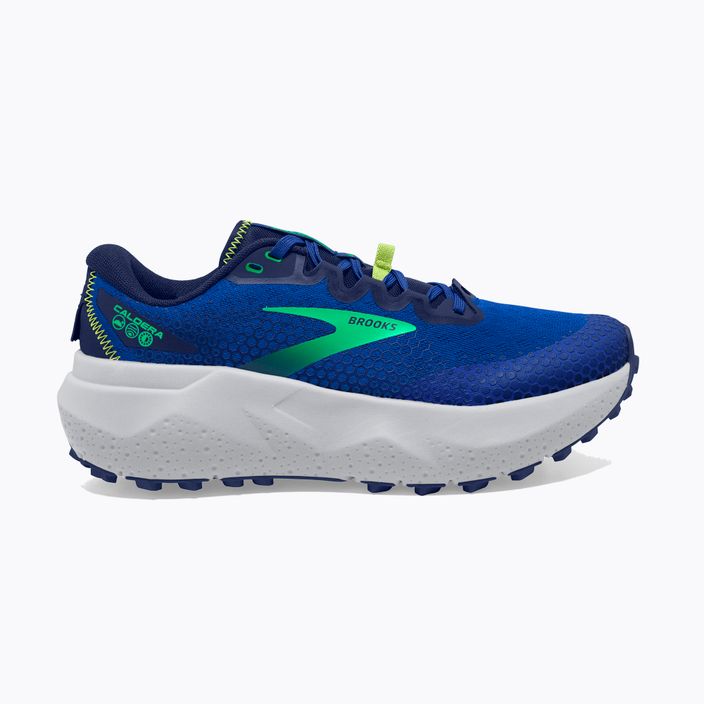 Brooks Caldera 6 men's running shoes blue/surf the web/green 2