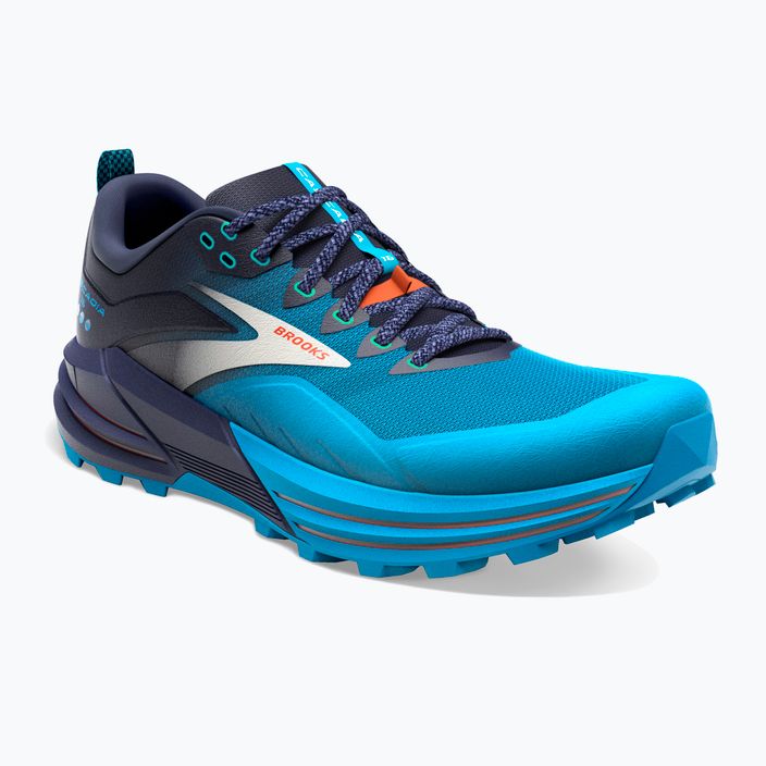 Brooks Cascadia 16 men's running shoes peacoat/atomic blue/rooibos 7