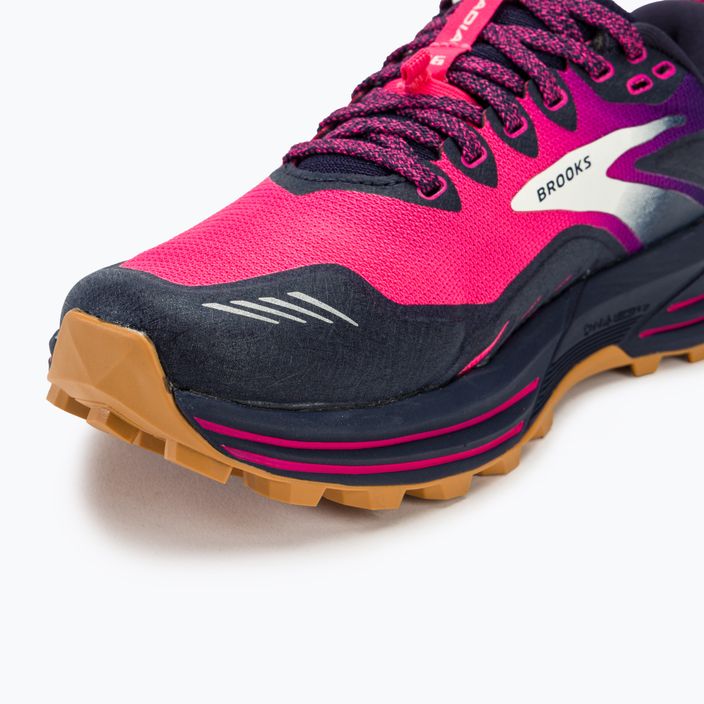 Brooks Cascadia 16 women's running shoes peacoat/pink/biscuit 7